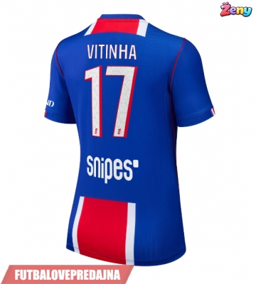 Lacne Ženy Futbalové dres Paris Saint-Germain Vitinha #17 2026-27 Krátky Rukáv - Domáci